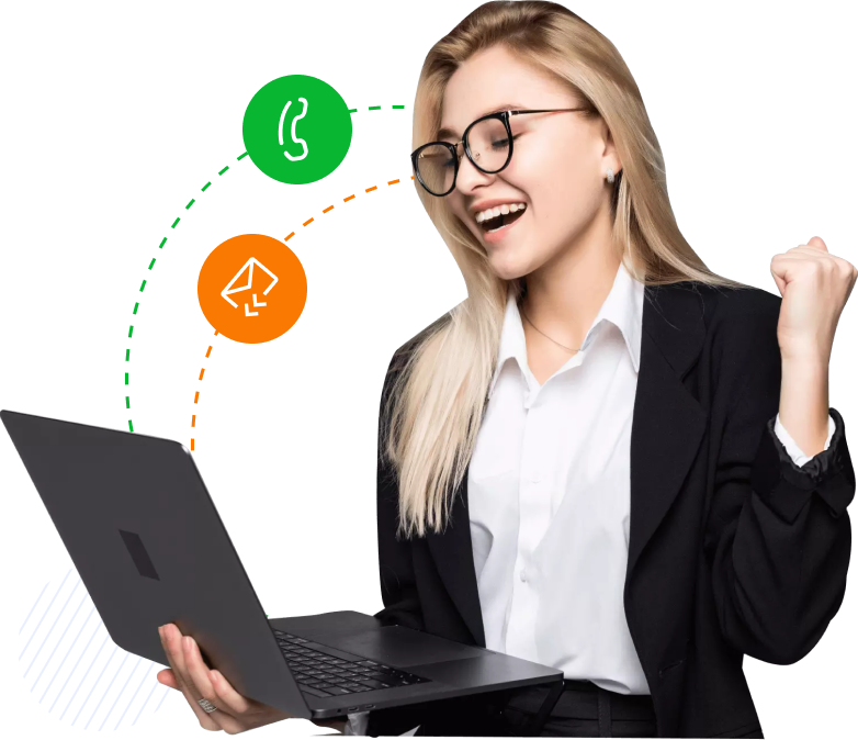 callerdesk automation setting up your call center illustration graphic.svg