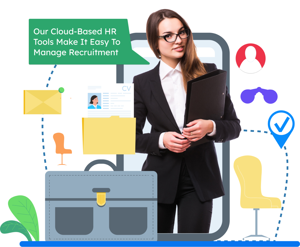 callerdesk automation setting up your call center illustration graphic.svg