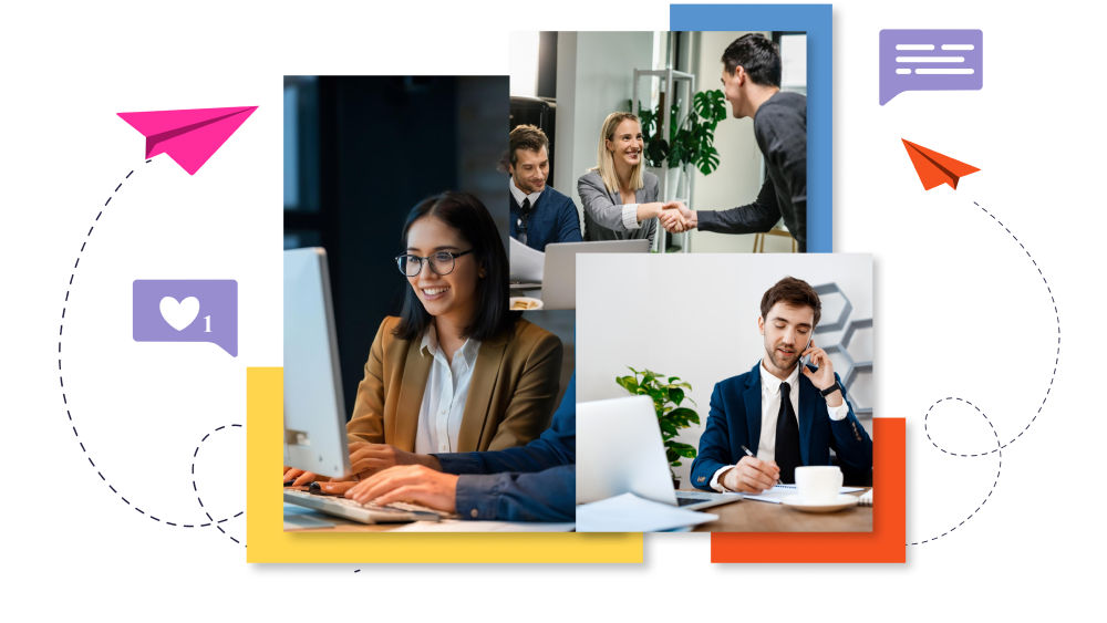 callerdesk automation setting up your call center illustration graphic.svg